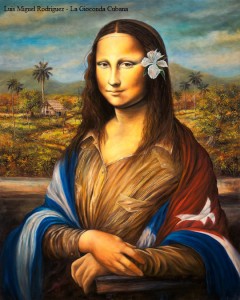 La Gioconda Cubana  Oil on Canvas 30x24